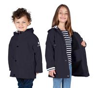 Breizh Ocean - Ciré imperméable Artic Enfant - Intérieur Polaire - Capuche rayée - Mixte, garçon ou Fille - 1 an au 14 Ans
