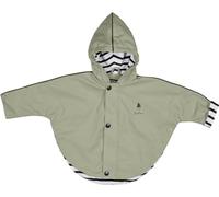 Breizh Ocean - Ciré, Imperméable Bébé avec Capuche de 6 à 36 mois - Création Française MORLAIX, Poncho Pluie Enfant avec Intérieur Rayé - Vetement Bebe Garçon ou Fille