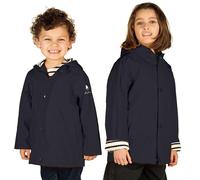 Breizh Ocean - Ciré, Imperméable Enfant, Création Française ELVEN Mixte Garçon ou Fille - Impermeable Enfant Intérieur Rayé Style Marinière avec Capuche - Manteau Garcon ou Fille de 1 à 14 ans