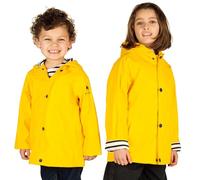 Breizh Ocean - Ciré, Imperméable Enfant, Création Française ELVEN Mixte Garçon ou Fille - Impermeable Enfant Intérieur Rayé Style Marinière avec Capuche - Manteau Garcon ou Fille de 1 à 14 ans