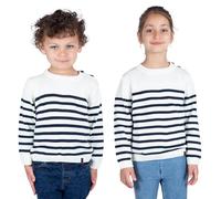 Breizh Ocean - Pull Marin Enfant Bono, Coton épais - Mixte, garçon ou Fille - de 1 an à 14 Ans