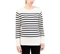 Breizh Ocean - Pull Marin Femme Rayé ou Uni - du XS au 4XL - Création Française BINIC - Pull Femme Hiver - Vêtement Marin