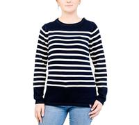 Breizh Ocean - Pull Marin Femme Rayé ou Uni - du XS au 4XL - Création Française BINIC - Pull Femme Hiver - Vêtement Marin avec Grande Taille Disponible
