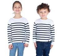 Breizh Ocean - Pull rayé pour Enfant COLPO - Pull Marin Enfant Fille ou garçon Disponible de 2 à 14 Ans