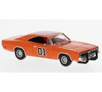 BREKINA 18004 Échelle HO Dodge Charger 1969 Couleur Orange