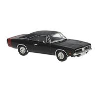 BREKINA 18006 Échelle HO Modèle De Voiture Dodge Charger 1969 Noir