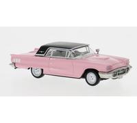 BREKINA 18202 Échelle HO Ford Thunderbird Cabriolet Couleur Noir/Rose Année 1960