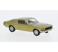 Ford Mustang Fastback, or métallisé, 1968 - BREKINA 19609 - HO 1/87