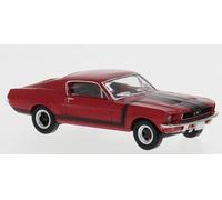 Ford Mustang Fastback, rouge et noir, 1968 - BREKINA 19612 - HO 1/87