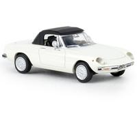 BREKINA 29605 Alfa Romeo Spider Capote Fermé , Couleur Blanc Échelle H0 1/87