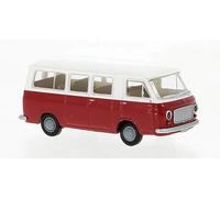 BREKINA 34416 Fiat 238 Bus, Blanc/Rouge, Échelle H0 1:87