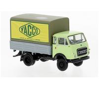 BREKINA 34643 Om Roulé Vert Gris Bâche Yacco Ho 1:87