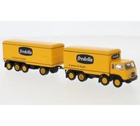 BREKINA 58435 Fiat 690 avec Caissons Isothermiques Jaune 1:87 Édition Limitée