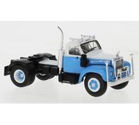 Camion tracteur, MACK B 61 Blanc Bleu - BREKINA 85976 - 1/87