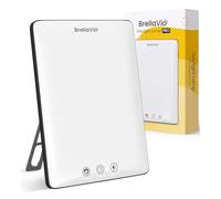 BrellaVio Lampe à lumière du jour PRO 12 000 lux - Avec sac - LED sans UV - Simulation de lumière du jour - Lampe de Jour - Pour la maison, le bureau - Noir