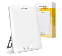 BrellaVio Lampe à lumière du jour PRO 12 000 lux - Avec sac - LED sans UV - Simulation de lumière du jour - Lampe de jour - Pour la maison, le bureau - Couleur blanc