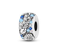 Breloque à pince fixe marine life, breloque de bracelet en perles, adaptée aux bracelets de 3 mm à 4,5 mm