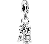 Breloque Alice au pays des merveilles en argent sterling 925 compatible avec les breloques Pandora et beaucoup d'autres bracelets à breloques britanniques.