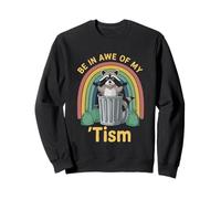 Breloque Arc-en-Ciel Be in Awe of My Tism Raton Laveur Sweatshirt