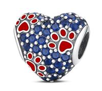 Breloque attrape-rêves étoile lune chien chat licorne mauvais œil Hamsa Fatma musique amour cœur pendentif en argent sterling 925 compatible avec les bracelets à breloques Pandora Moments, Métal