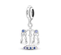 Breloque Balance Balance Balance Avocat Juge Loi Graduation Pendentif Argent Sterling 925 Compatible avec Bracelet Pandora