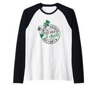 Breloque Chapeau de trèfle Kiss Me I'm A Saint Manche Raglan
