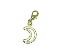 Breloque charm lune dorée SC Crystal