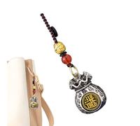 Breloque chinoise - Porte-clés rotatif pour sac d'argent - Porte-clés de voiture - Pendentif de sac de prospérité quotidienne pour homme et femme, cochon, Refer to description