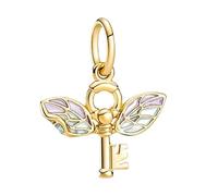 Breloque Clé Cassée avec Détails Dorés - Bijou Élégant pour Bracelets et Colliers - Inspirée de Harry Potter
