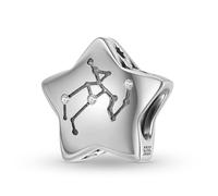 Breloque constellation en argent sterling 925 porte-bonheur pour bracelet Pandora, taille unique, Argent sterling, Zircone