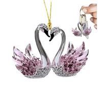 Breloque d'animal en acrylique, décoration romantique à suspendre, décoration de couple en forme de cœur, accessoire photo, signe de symbole d'amour, étiquette cadeau romantique, décoration à