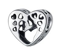 Breloque de perle ajourée, accessoire de bracelet à breloques en argent sterling 925, compatible avec le collier de bracelet pandora