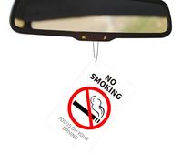 Breloque de rétroviseur - Panneau d'intérieur de voiture à suspendre, étiquette de rappel de désodorisant, panneau d'avertissement | Accessoire décoratif pour intérieur de véhicule
