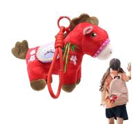 Breloque De Sac À Main De Cheval, Compatibilité Universelle Avec Clips, 13*12 Cm, Porte-clés De Cheval, Breloque De Décoration Intérieure, Taille Décorative Compacte, Pour Les Collègues De La Famille,