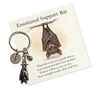 Breloque de Sac Chauve-souris | Décor De Porte Clés Inspirant Et Effrayant | Porte-Clés Gothique - Pour Cadeaux de Bas de Noël, Récompenses de Classe, Sac à Dos, pour Femmes, Hommes,