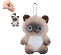 Breloque de sac en peluche, décorations de sac à dos en forme de chat en peluche, accessoires mignons pour sacs à main et sacs à main | pour étudiants et enseignants, femmes, filles,