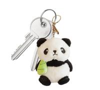Breloque de sac panda, porte ccessoire de sac, Pousses de bambou