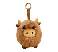 Breloque de vache en peluche | Ornement réaliste mignon à collectionner | Pendentif animal de ferme pour sacs à dos,pour adultes, amoureux, famille, amis, femmes, hommes et