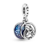 Breloque Dumbo Sweet Dreams en argent sterling 925 compatible avec les breloques Pandora et beaucoup d'autres bracelets à breloques britanniques.