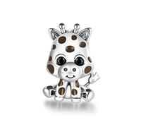 Breloque en argent sterling 925 en forme de chat, tigre, vache, singe, paon pour bracelet Pandora
