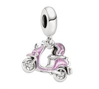 Breloque en argent sterling 925 pour bracelet Pandora Moments