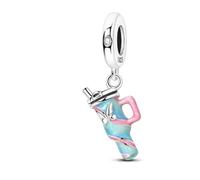 Breloque en argent sterling 925 Stanley compatible avec les bracelets Pandora, Trollbeads, Chamilia, Biagi et de nombreux autres bracelets à breloques britanniques.
