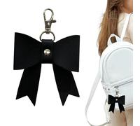 Breloque en forme d'arc pour portefeuille, sac à arc, joli nœud papillon, grand porte-clés en forme d'arc, accessoire de pendentif, porte-clés pour femmes et filles, Noir , Siehe Beschreibung