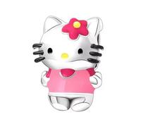 Breloque en forme de chat blanc en argent sterling 925 compatible avec les bracelets Pandora, Trollbeads, Chamilia, Biagi et beaucoup d'autres bracelets à breloques britanniques en métal sans pierre