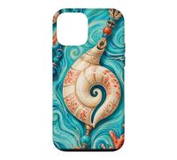 Breloque en Forme de Coquillage en Spirale Coque pour iPhone 12 Mini