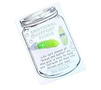 Breloque en forme de cornichon pour sac | Support positif en résine pour sac à dos, sac à bandoulière, Reportez-vous à la description, Papier + résine, Unisexe