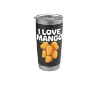 Breloque en forme de fruit I Love Mango Delightful Gobelet isotherme en acier inoxydable double paroi