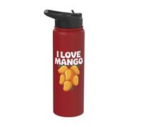 Breloque en forme de fruit I Love Mango Delightful Stainless Steel Insulated Water Bottle