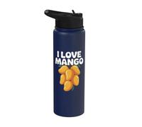 Breloque en forme de fruit I Love Mango Delightful Stainless Steel Insulated Water Bottle