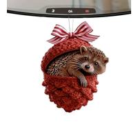 Breloque en Forme de Gland, Pendentif de Noël pour Arbres, Ornement en Acrylique avec Brillance Claire, Mots sur Le thème de l'hiver, Fonction de Suspension Portable, Outil de décoration de Vacances,